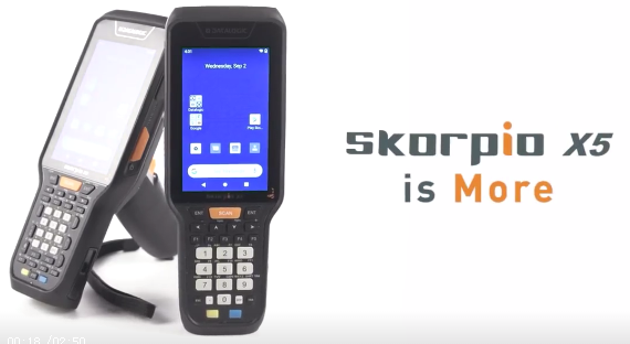 重磅來襲|Skorpio X5移動終端 - 增強可追溯性，提高生產力！